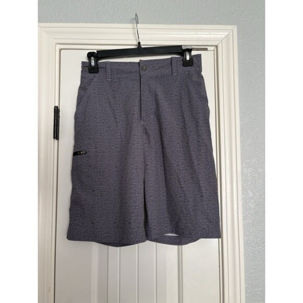 ZeroXposur Performance Shorts Kids Size 12 Gray Heathered Active Utility Stretch